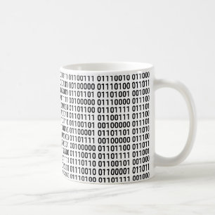 Taza De Café Binario: Amo programar