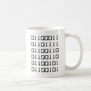 Taza De Café Binario Nerdy del café