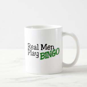 Taza De Café Bingo real 3 del juego de los hombres