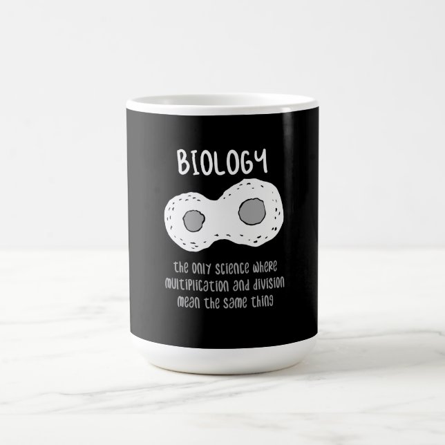 Taza De Café Biología - La biología El único regalo científico (Centro)