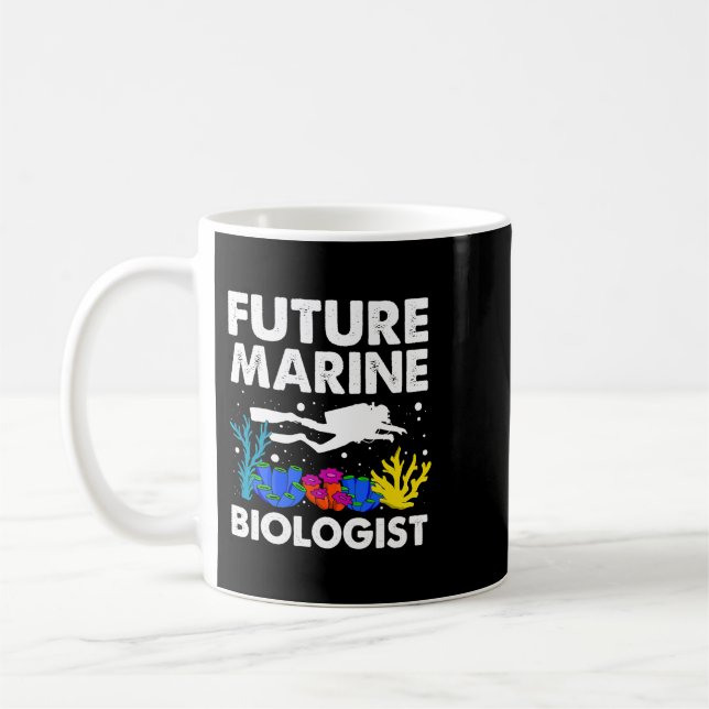 Taza De Café Biología marina en el futuro de Guay (Izquierda)