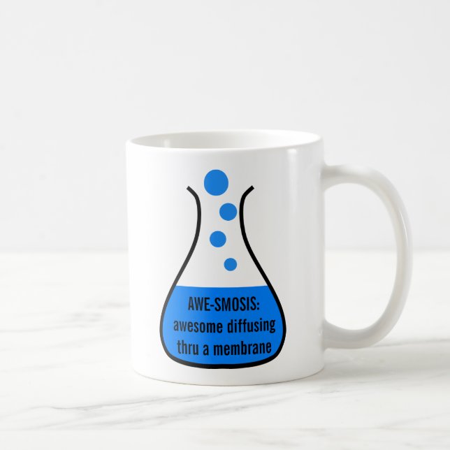 Taza De Café Biología y química: La ciencia de enseñanza es (Derecha)