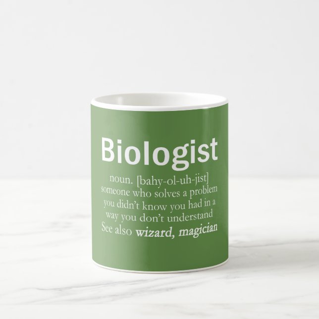 Taza De Café Biólogo (Centro)