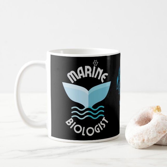 Taza De Café biólogos marinos MUG (Con donut)