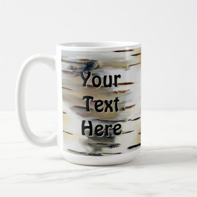 Taza De Café Birchbark (Izquierda)