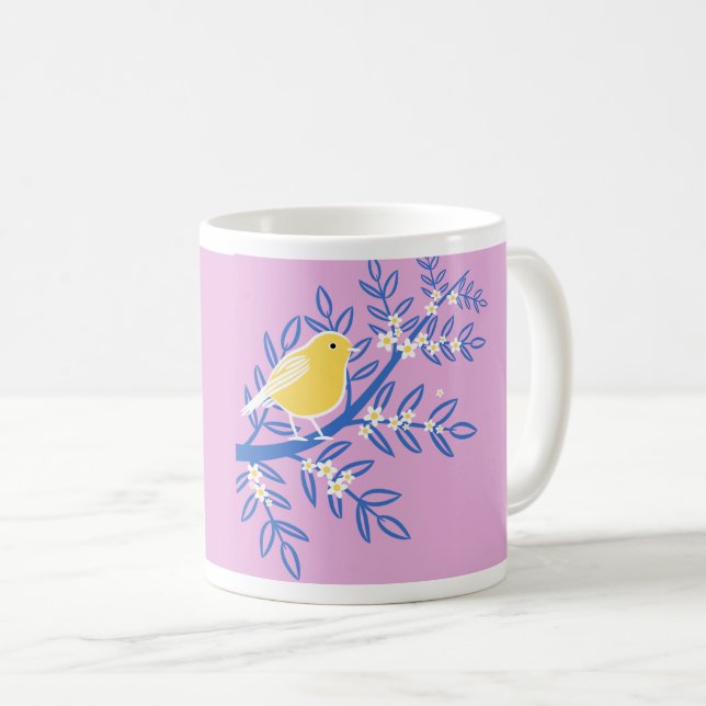 Taza De Café Bird Art Mugs (Anverso derecho)