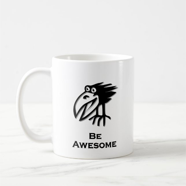 Taza De Café Bird Be Awesome (Izquierda)