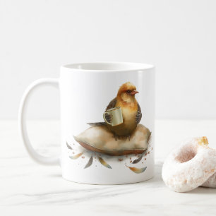 Taza De Café Bird Bebe Café: Un Brillante ☕ matutino
