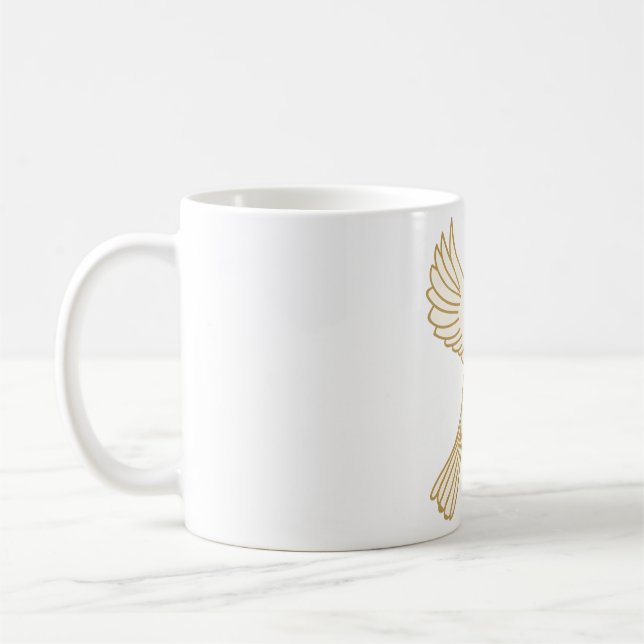 Taza De Café bird nerd birder cute bird watcher (Izquierda)