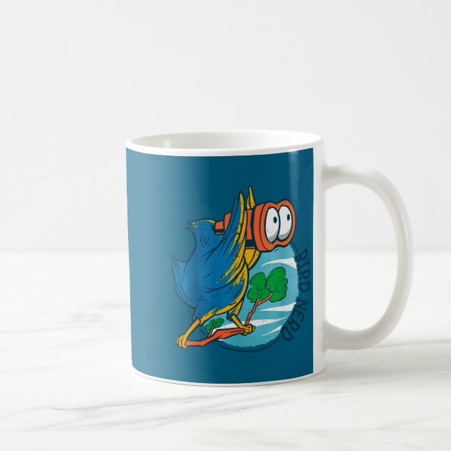 Taza De Café Bird Nerd Funny Bird Watching Birds Lover Ornithol (Derecha)
