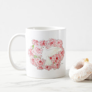 Taza De Café bird of hope_pigeon コーヒーマグカップ