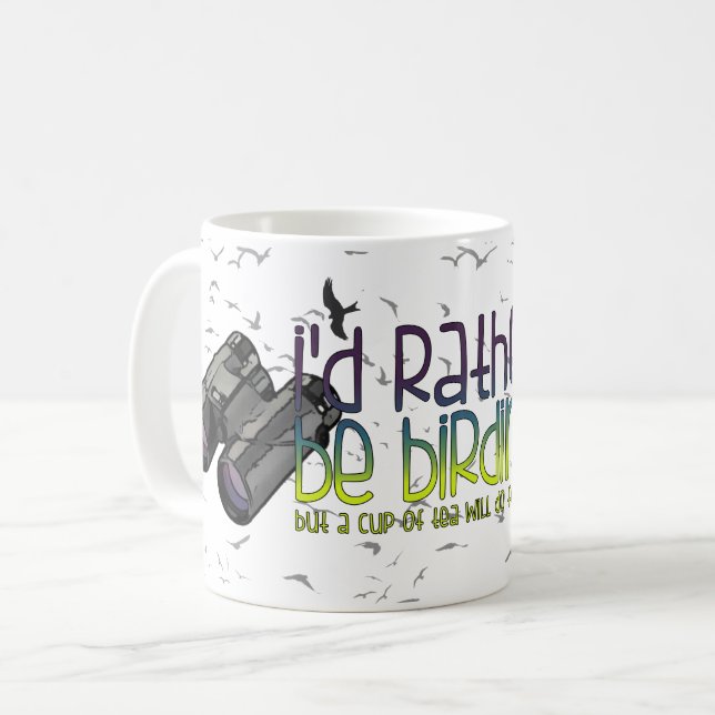 Taza De Café Birding bastante (el té) (Anverso izquierdo)