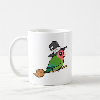 Taza De Café Birdorable Lovebird de Cara Melocotón Bruja de Hal