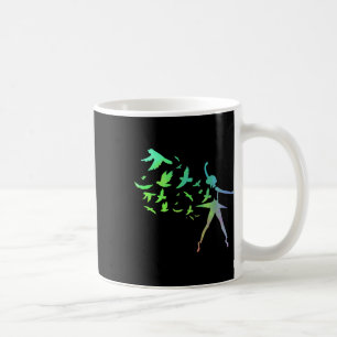 Taza De Café Birds Ballerina Silhouette Ballet Dancing