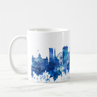 Taza De Café Birmingham England Skyline Blue