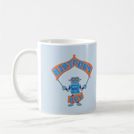 Taza De Café Birthday Boy Robot