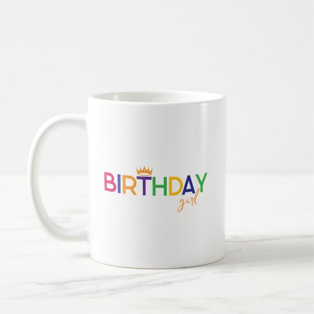 Taza De Café Birthday Girl (Izquierda)