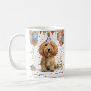 Taza De Café Birthday Goldendoodle Dog
