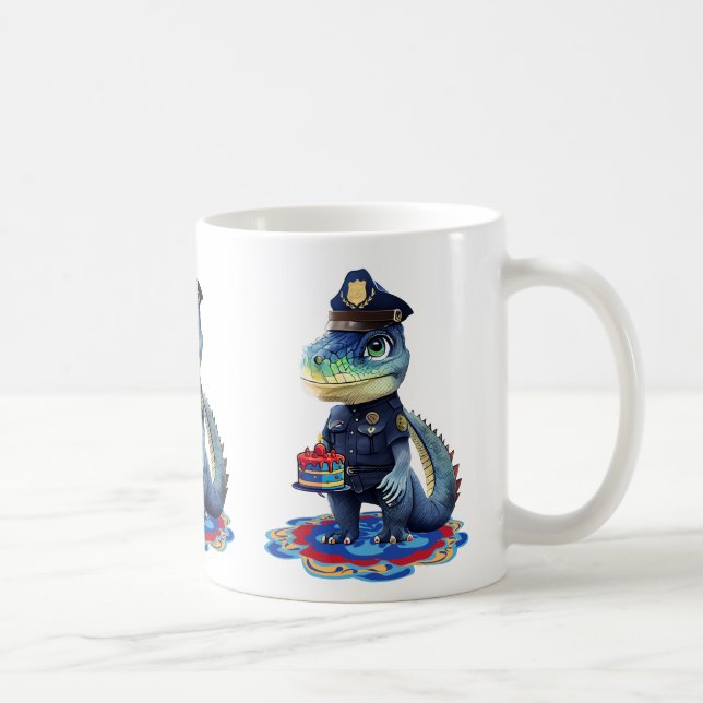 Taza De Café Birthday Patrol Gator (Derecha)