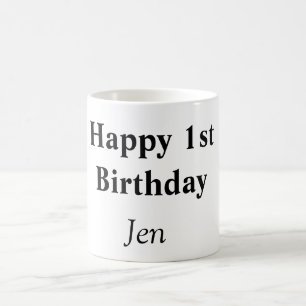 Taza De Café birthdays add your name text image editable invita