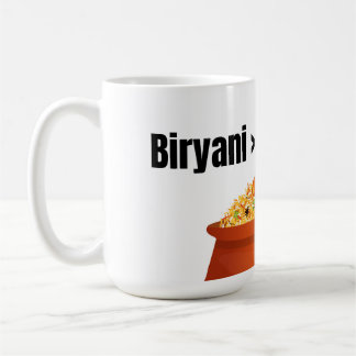 Taza De Café Biryani > Todo Divertido Camiseta de Amante de Com