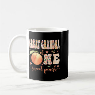Taza De Café Bisabuela de Cumpleañera de One Sweet Peach 1er Cu