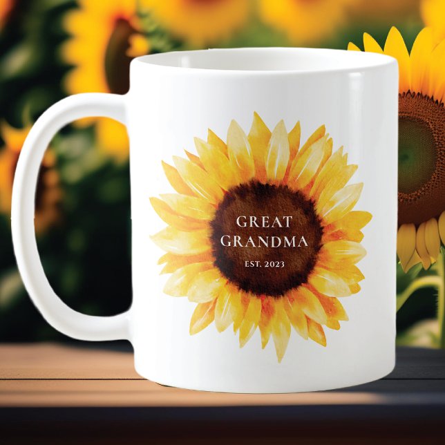 Taza De Café Bisabuela Girasol (Subido por el creador)