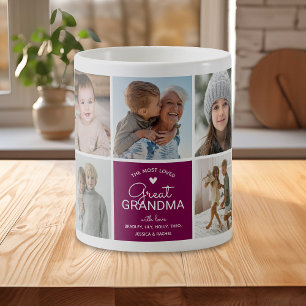Taza De Café Bisabuela 'la más querida' Collage de Fotos