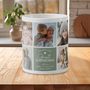 Taza De Café BISABUELA 'la más querida' Collage de Fotos
