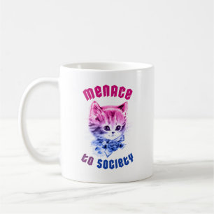 Taza De Café Bisexual Menace Kitty