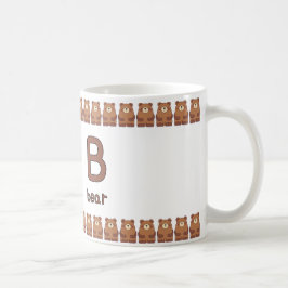 Taza De Café BisforBear–FunAlphabetCupDesign