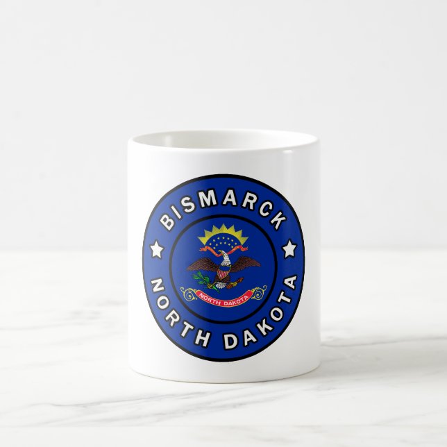 Taza De Café Bismarck Dakota del Norte (Centro)