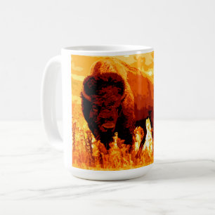 Taza De Café Bison / Búfalo