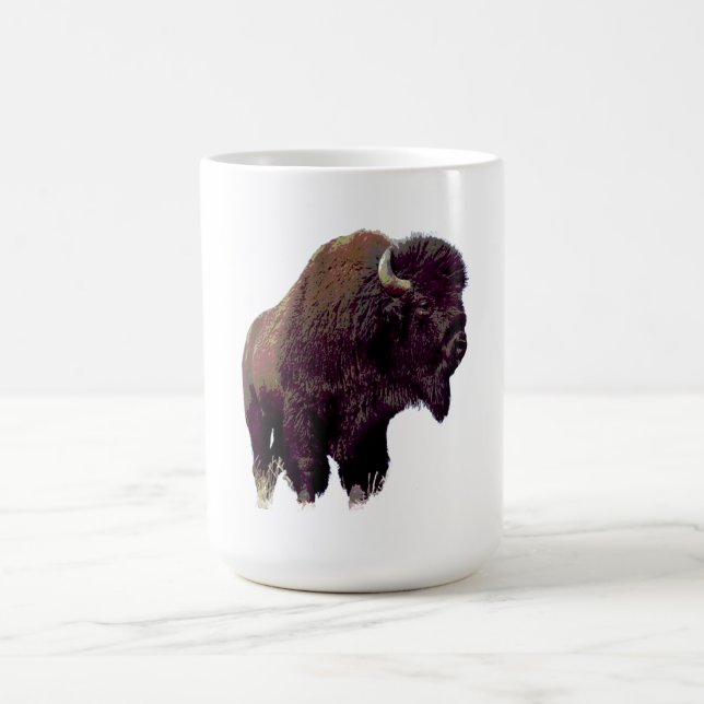 Taza De Café Bison Buffalo  (Centro)