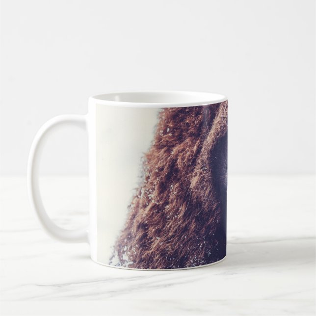 TAZA DE CAFÉ BISON EN EL INVIERNO (Izquierda)