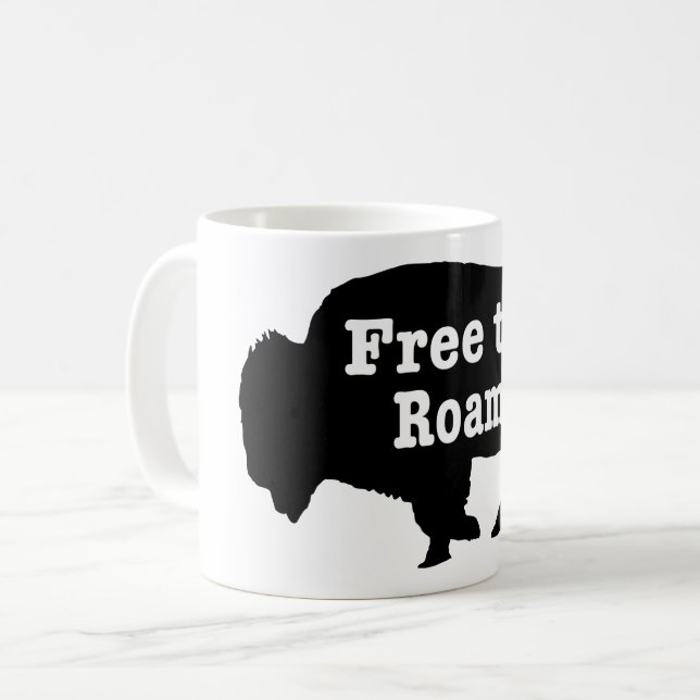 Taza De Café Bison Free To Roam (Anverso izquierdo)