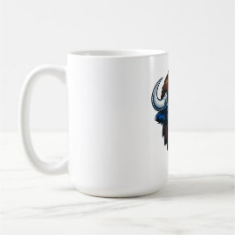 Taza De Café bisonte de cuernos grandes