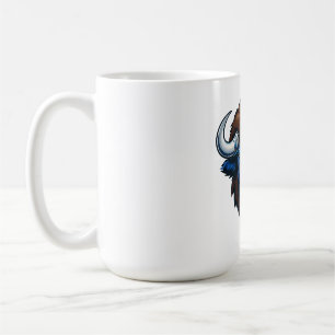 Taza De Café bisonte de cuernos grandes