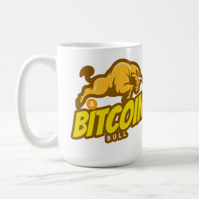 Taza De Café Bitcoin Bull run - Btc Crypto (Izquierda)