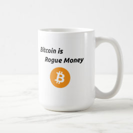 Taza De Café Bitcoin es dinero canalla
