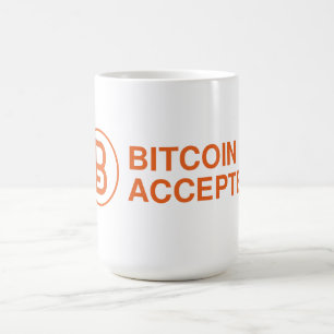 Taza De Café Bitcoin Mug aceptado