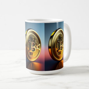Taza De Café Bitcoin Tema Beber Mug