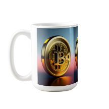 Bitcoin Tema Beber Mug