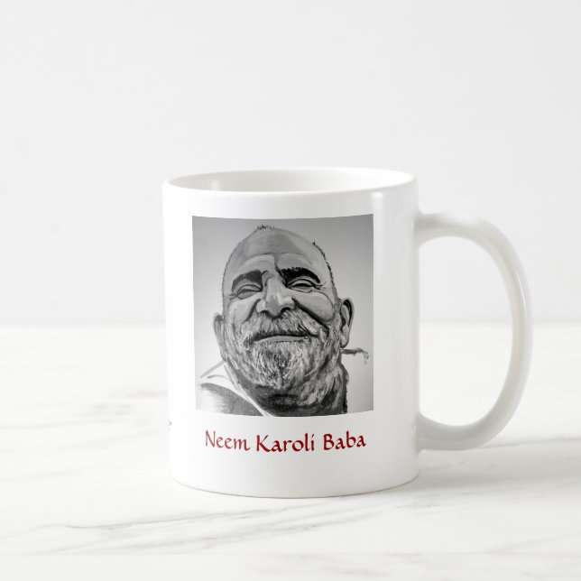 Taza De Café Bizcocho borracho de Neem Karoli (Derecha)