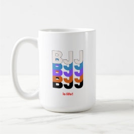 Taza De Café BJJ es la vida
