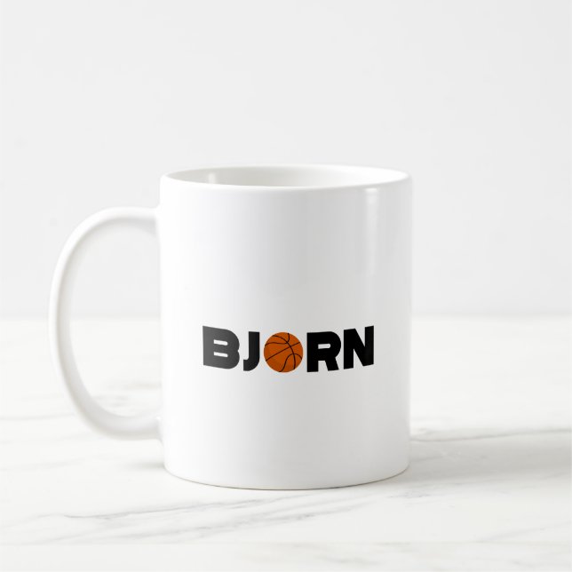 Taza De Café Bjorn Basketball Coffee Mug (Izquierda)