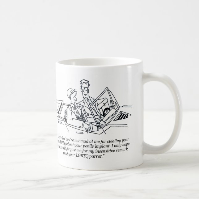 Taza De Café Blabbing left hand mug (Derecha)