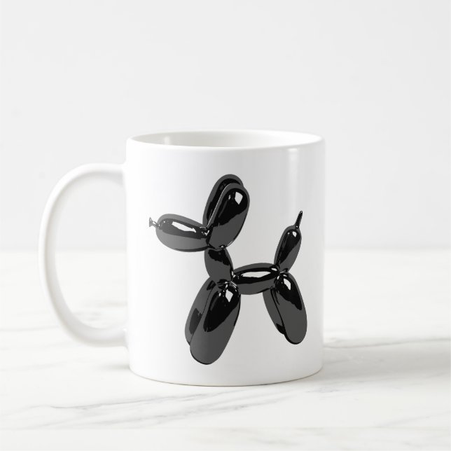 Taza De Café Black Balloon Dog  (Izquierda)