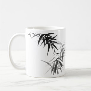 Taza De Café Black Bamboo Twig