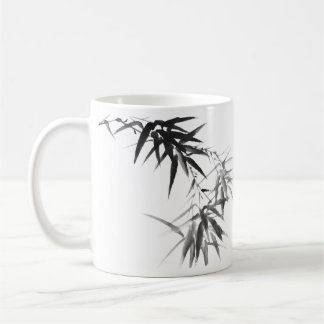 Taza De Café Black Bamboo Twig